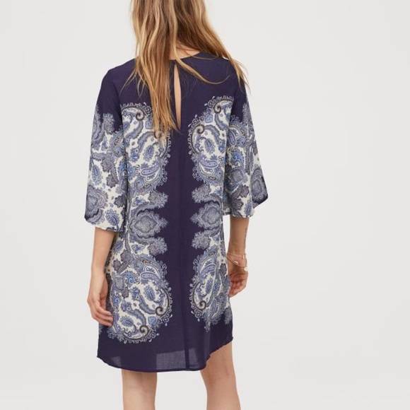 Like new paisley-patterned short dress - Picture 2 of 4